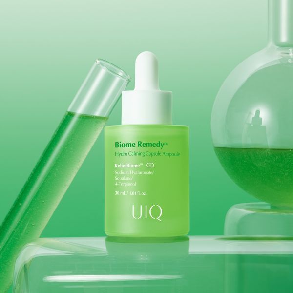 Заспокійлива капсульна ампула для чутливої шкіри UIQ Biome Remedy Hydro Calming Capsule Ampoule 30 мл cos150 фото