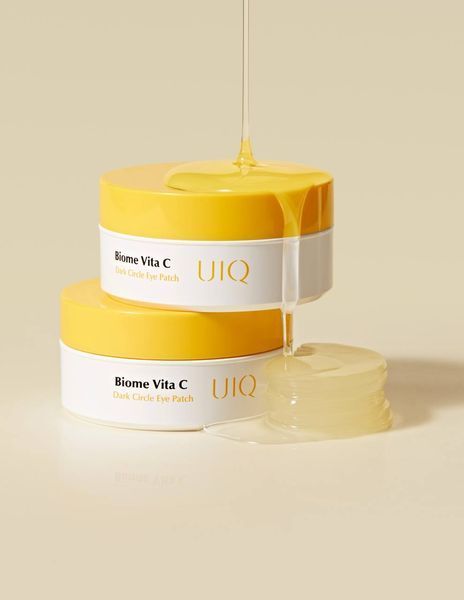 Патчі для освітлення темних кіл під очима з вітаміном С UIQ Biome Vita C Dark Circle Eye Patch | 60 шт cos235 фото