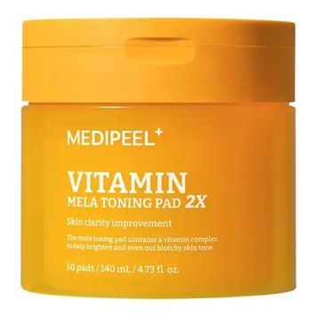 Тонізуючі вітамінні пади для освітлення шкіри Medi-Peel Vitamin Mela Toning Pad 2X 50 шт cos1072 фото