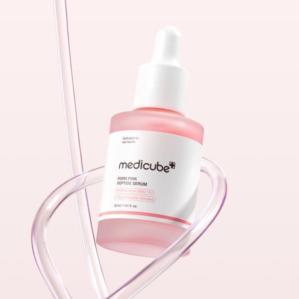 Відновлювальна сироватка з полінуклеотидами та пептидами Medicube PDRN Pink Peptide Serum 30 мл cos285 фото