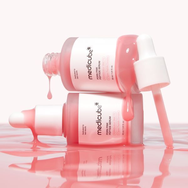 Відновлювальна сироватка з полінуклеотидами та пептидами Medicube PDRN Pink Peptide Serum 30 мл cos285 фото