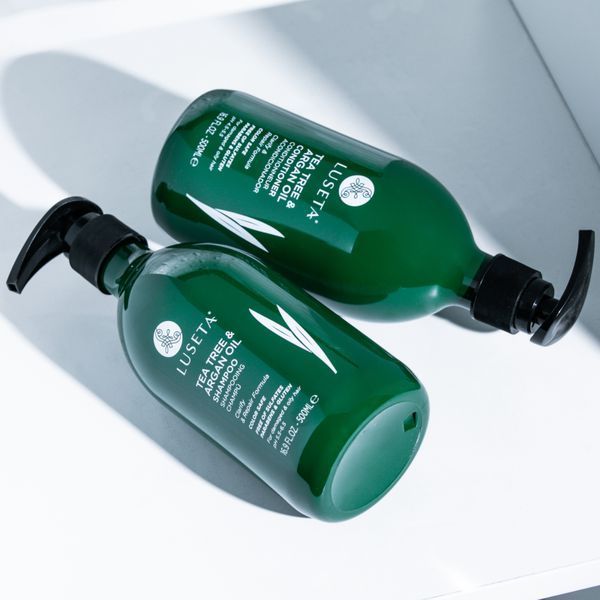 Заспокійливий шампунь для схильного до жирності волосся Luseta Beauty Tea Tree & Argan Oil Shampoo 500 мл cos486 фото