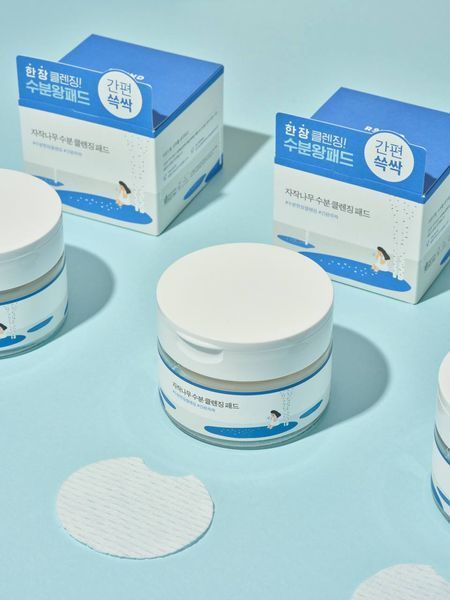 Очищувальні пади з березовим соком ROUND LAB Birch Juice Cleansing Pad | 60 шт cos144 фото
