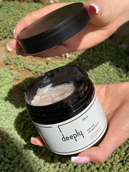 Скраб&ndash;мікропілінг для шкіри голови Deeply scalp scrub with apricot kernel cos027 фото
